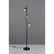 Trio ORBIT állólámpa fém, fekete, kávé, LED, 8W, 800lm, 2300K-3000K-4000K - 444410332