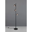 Trio ORBIT állólámpa fém, fekete, kávé, LED, 8W, 800lm, 2300K-3000K-4000K - 444410332