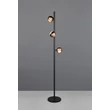 Trio ORBIT állólámpa fém, fekete, kávé, LED, 8W, 800lm, 2300K-3000K-4000K - 444410332
