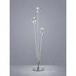 Trio VERANO állólámpa fém, kristály, króm, áttetsző, LED, 19.5W, 2400lm, 2300K-3000K-4000K - 454510306