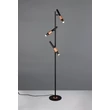 Trio IKARIS állólámpa fém, fekete, LED, 4.5W, 450lm, 2300K-3000K-4000K - 455310332