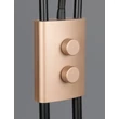 Trio CHRIS állólámpa fém, kávé, LED, 18W + 3.8W, 2000lm + 350lm, 3000K - 478310265