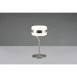Trio DIOS asztali lámpa fém, akril, nikkel, fehér, LED, 8W, 2300-3000-4000K, 950Lm - 531410107