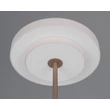 Trio KEATON asztali lámpa fém, műanyag, szürke, fehér, LED, 12W, 2300-3000-4000K, 1400Lm - 540210176