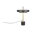 Trio KEATON asztali lámpa fém, műanyag, fekete, arany, fehér, LED, 12W, 2300-3000-4000K, 1400Lm - 540210180