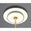 Trio KEATON asztali lámpa fém, műanyag, fekete, arany, fehér, LED, 12W, 2300-3000-4000K, 1400Lm - 540210180