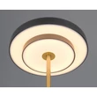 Trio KEATON asztali lámpa fém, műanyag, fekete, arany, fehér, LED, 12W, 2300-3000-4000K, 1400Lm - 540210180