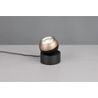 Trio ORBIT asztali lámpa fém, fekete, kávé, LED, 5W, 500lm, 2300K-3000K-4000K - 544410132