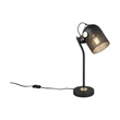 Trio MIXA asztali lámpa fém, fekete, E27 - 548200132