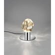 Trio VERANO asztali lámpa fém, kristály, króm, áttetsző, LED, 6.5W, 800lm 2300K-3000K-4000K - 554510106
