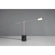 Trio FIORE asztali lámpa márvány, fém, fekete, króm, LED, 10W, 1200lm, 2300K-3000K-4000K - 554610107