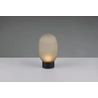 Trio FACETTE asztali lámpa fém, üveg, fekete, zöld, LED, 1W, 140lm, 3000K - 564210115
