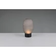 Trio FACETTE asztali lámpa fém, üveg, fekete, szürke, LED, 1W, 140lm, 3000K - 564210154