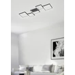 Trio SORRENTO mennyezet lámpa fém, fekete, LED, 3000K, 34W, 4500lm - 627710532