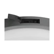 Trio BERMEJO mozgásérzékelős kültéri mennyezet lámpa fém, műanyag, antracit, fehér, LED, 14W, 2300-3000-4000K, 1450Lm, IP54 - 630369142