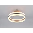 Trio DIOS mennyezet lámpa fém, akril, nikkel, fehér,barna,  LED, 21W, 2300-3000-4000K, 2400Lm - 631410107