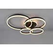 Trio DRAKE mennyezet lámpa fém, akril, fekete, fehér, LED, 50W, 2700 -6500K, 5850Lm - 632210432