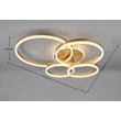 Trio DRAKE mennyezet lámpa fém, akril, arany, fehér, LED, 50W, 2700 -6500K, 5850Lm - 632210479