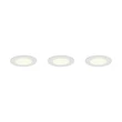 Trio HIMAL beépíthető spot fém, műanyag, fehér, LED, 3x 3.5W, 2700-4000K, 3x 450Lm, IP65 - 635110301