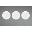 Trio HIMAL beépíthető spot fém, műanyag, fehér, LED, 3x 3.5W, 2700-4000K, 3x 450Lm, IP65 - 635110301