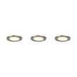 Trio HIMAL beépíthető spot fém, műanyag, nikkel, LED, 3x 3.5W, 2700-4000K, 3x 450Lm, IP65 - 635110307