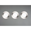 Trio HIMAL beépíthető spot fém, műanyag, nikkel, LED, 3x 3.5W, 2700-4000K, 3x 450Lm, IP65 - 635110307