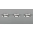 Trio HIMAL beépíthető spot fém, műanyag, nikkel, LED, 3x 3.5W, 2700-4000K, 3x 450Lm, IP65 - 635110307