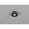 Trio LAMONT beépíthető spot fém, műanyag, fekete, LED, 6.5W, 3000K, 650Lm,IP65 - 635310132