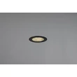 Trio VIRUNGA beépíthető spot fém, műanyag, fekete, LED, 6W, 2300-3000-4000K, 900Lm,IP44 - 635410132