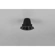 Trio VIRUNGA beépíthető spot fém, műanyag, fekete, LED, 6W, 2300-3000-4000K, 900Lm,IP44 - 635410132