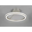 Trio AMADOR mennyezet lámpa fém, műanyag, nikkel, fehér, LED, 34W, 2300-3000-4000K, 4000Lm - 635510107