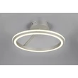 Trio AMADOR mennyezet lámpa fém, műanyag, nikkel, fehér, LED, 34W, 2300-3000-4000K, 4000Lm - 635510107