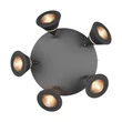 Trio ROMEO mennyezet lámpa fém, műanyag, fekete, LED, 35W, 2300-3000-4000K, 3500Lm - 637010532