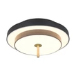 Trio KEATON mennyezet lámpa fém, akril, fekete, arany, fehér, LED, 34.5W, 2300-3000-4000K, 4000Lm - 640210180