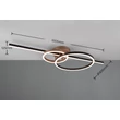 Trio MONTILLA mennyezet lámpa fém, akril, fekete, barna, fehér, LED, 54W, 2700-6000K, 6300Lm - 643010302