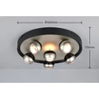 Trio ORBIT mennyezet lámpa fém, nikkel, fekete, LED, 40W, 2300-3000-4000K, 4700Lm - 644410607