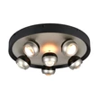 Trio ORBIT mennyezet lámpa fém, nikkel, fekete, LED, 40W, 2300-3000-4000K, 4700Lm - 644410607