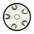 Trio ORBIT mennyezet lámpa fém, nikkel, fekete, LED, 40W, 2300-3000-4000K, 4700Lm - 644410607