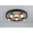 Trio ORBIT mennyezet lámpa fém, nikkel, fekete, LED, 40W, 2300-3000-4000K, 4700Lm - 644410607