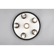 Trio ORBIT mennyezet lámpa fém, nikkel, fekete, LED, 40W, 2300-3000-4000K, 4700Lm - 644410607
