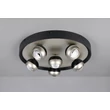 Trio ORBIT mennyezet lámpa fém, nikkel, fekete, LED, 40W, 2300-3000-4000K, 4700Lm - 644410607