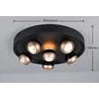 Trio ORBIT mennyezet lámpa fém, fekete, barna, LED, 40W, 2300-3000-4000K, 4700Lm - 644410632