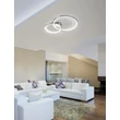 Trio GRANADA mennyezet lámpa fém, króm, LED, 3000K, 29W, 2650lm - 673810206