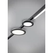 Trio CAMILLUS fényforrás 2-fázisú sínrendszerhez műanyag, fekete, fehér, LED, 3000K, 9W, 900lm - 76921032