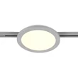 Trio CAMILLUS fényforrás 2-fázisú sínrendszerhez műanyag, szürke, fehér, LED, 3000K, 13W, 1400lm - 76921587