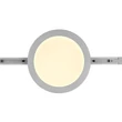 Trio CAMILLUS fényforrás 2-fázisú sínrendszerhez műanyag, szürke, fehér, LED, 3000K, 13W, 1400lm - 76921587