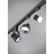 Trio DUOLINE fényforrás 2-fázisú sínrendszerhez fém, akrill, fekete, fehér, LED, 3000K, 3.5W, 330lm - 78150132