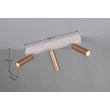 Trio AMBALA mennyezet lámpa fém, barna, LED, 16.5W, 2300-3000-4000K, 1500Lm - 849210365