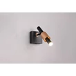 Trio IKARIS szpot fém, fekete, LED, 4.5W, 450lm, 2300K-3000K-4000K - 855310132