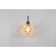 Trio HIVE fali lámpa fém, természetes, fekete, E27 - R21681736